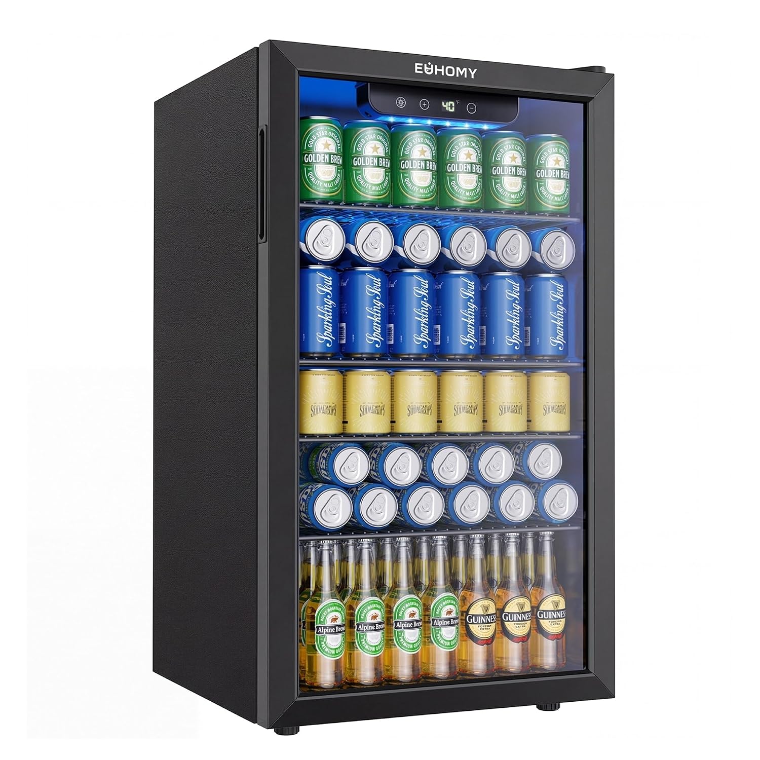 Wine Beer Mini Fridge - Mini Frigo 130 Lattine, Frigorifero per