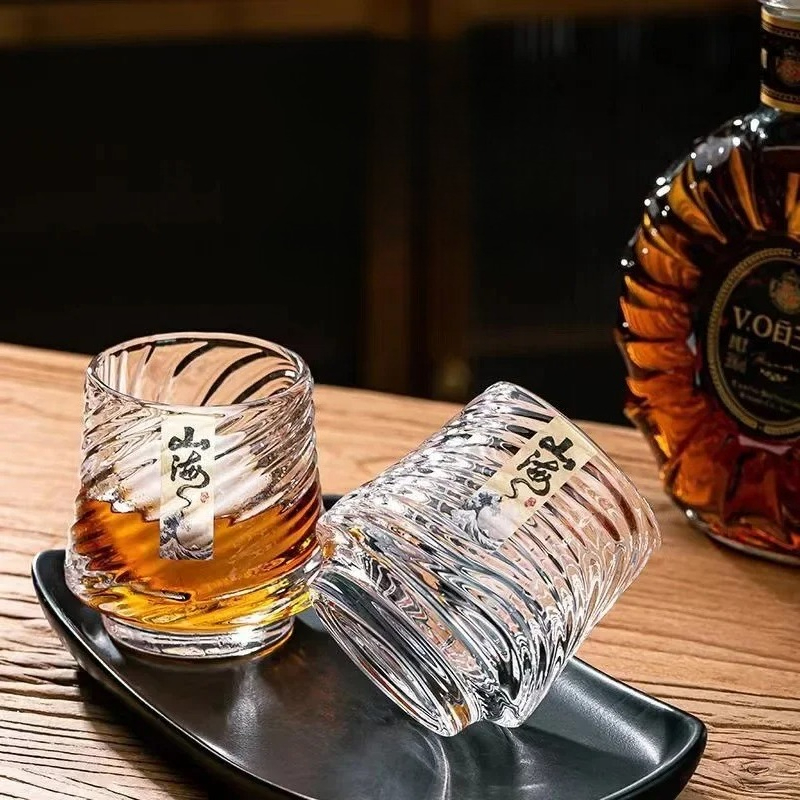 Wine In Beer Glass - Set di Bicchieri da Whisky in