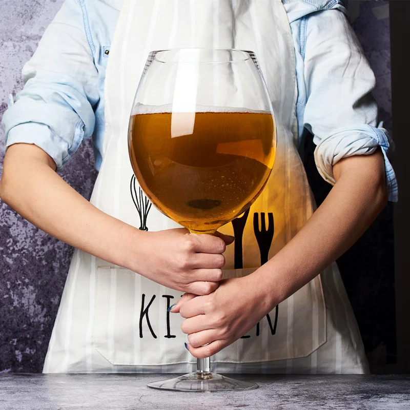 Wine In Beer Glass - Set di bicchieri giganti da 3000
