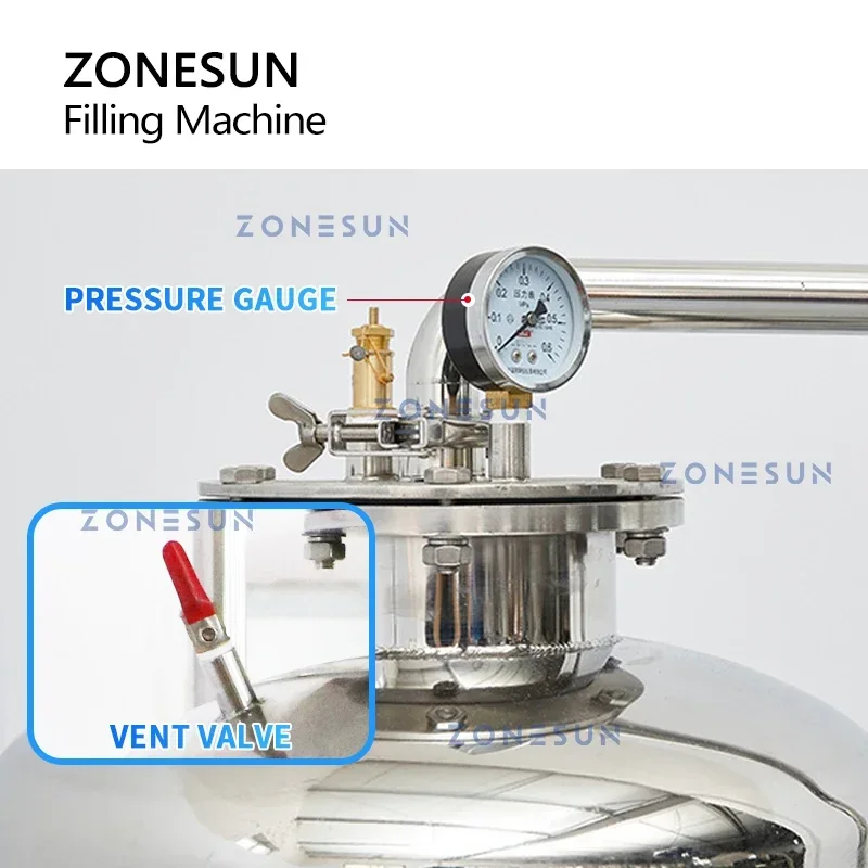 Wine Beer Drink - ZONESUN Bevande gassate Riempitrice isobarica Birra