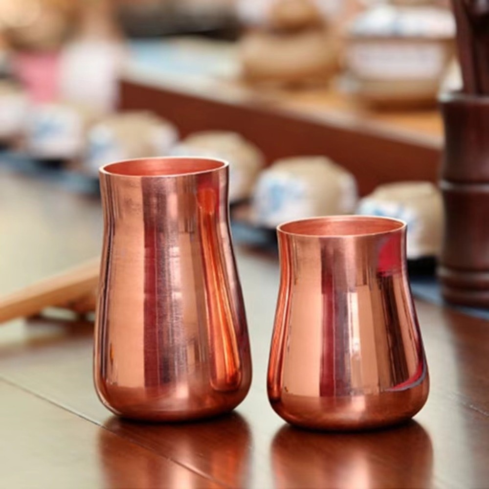 Wine In Beer Glass - Tazza Artigianale in Rame Puro, Design