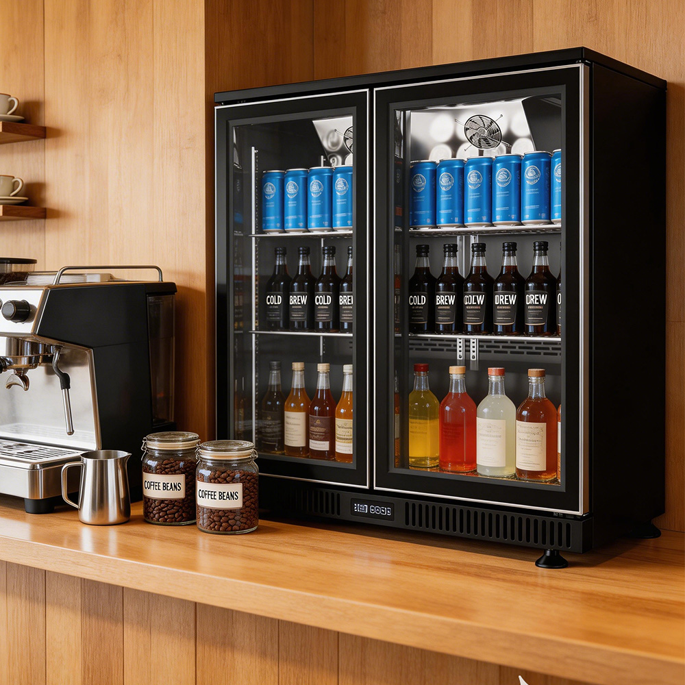 Wine Beer Mini Fridge - Frigorifero per Birra a 2 Porte