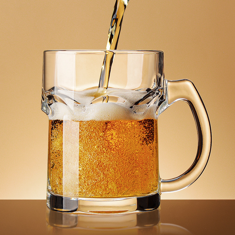Wine In Beer Glass - Boccale da birra domestico con manico,