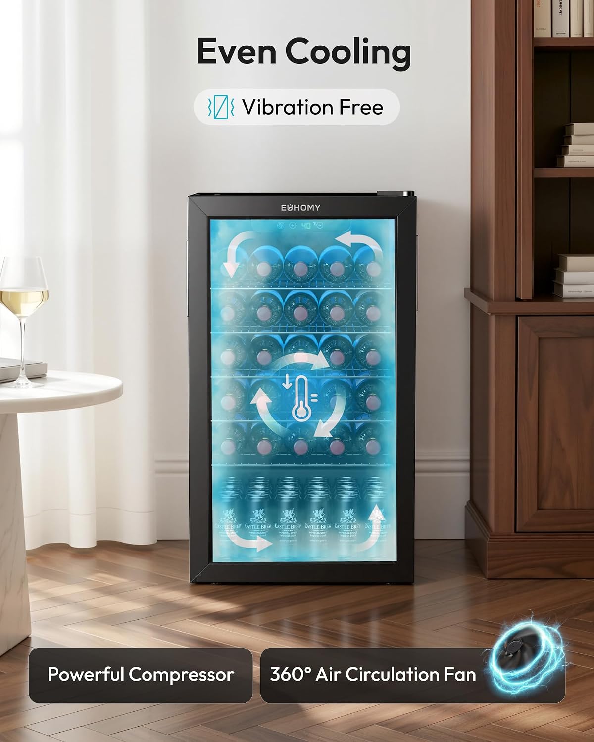 Frigorifero per Bevande da 125 - Wine Beer Mini Fridge recensione e prezzo