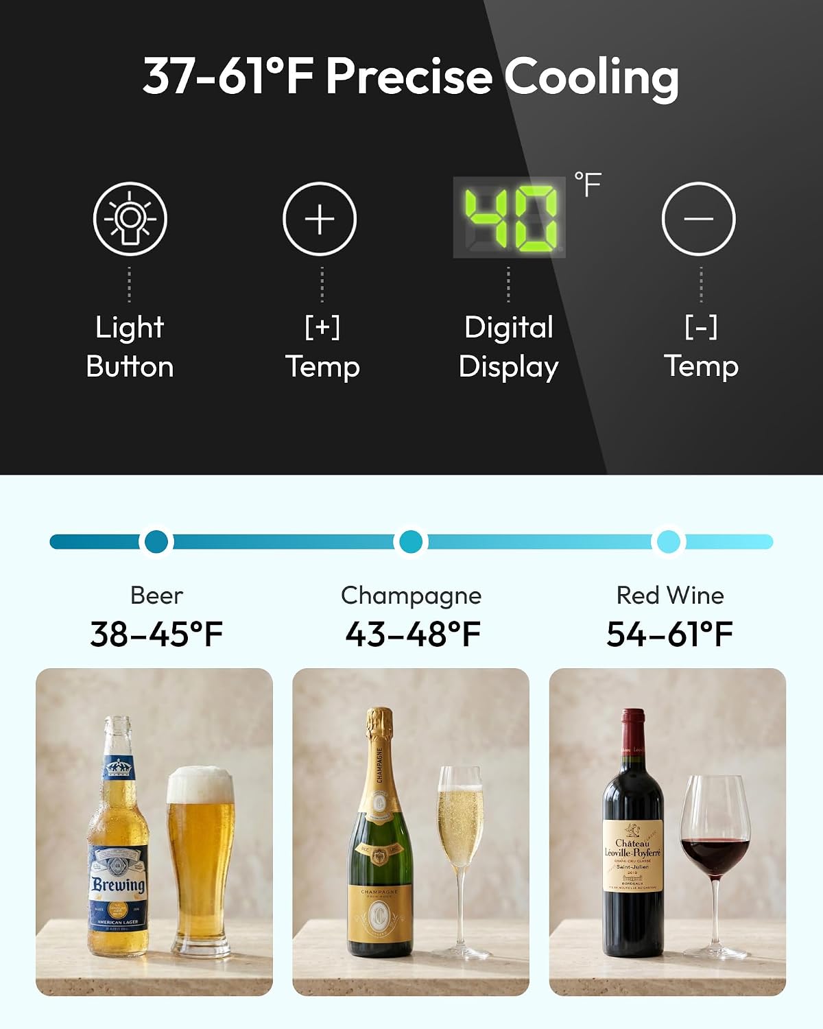 Frigorifero per Bevande da 125 - Wine Beer Mini Fridge recensione e prezzo