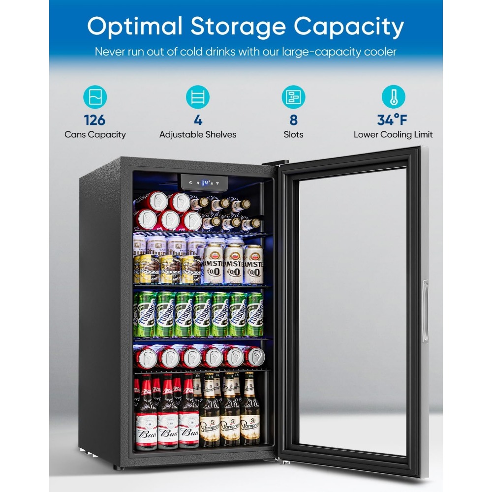 Frigorifero per Bevande - Mini - Wine Beer Mini Fridge recensione e prezzo