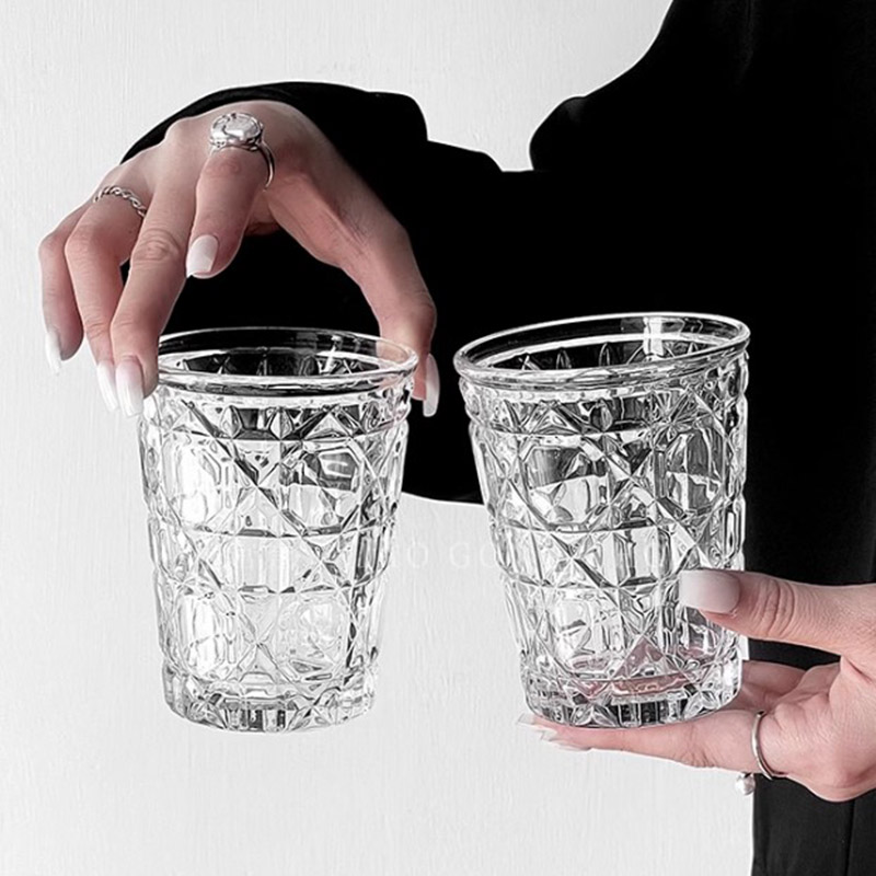 2 pz 310ml Vintage Diamond Pat - Wine In Beer Glass recensione e prezzo