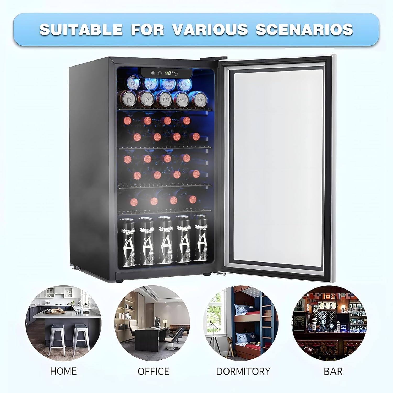 Frigorifero/Cantinetta Vino da - Wine Beer Mini Fridge recensione e prezzo