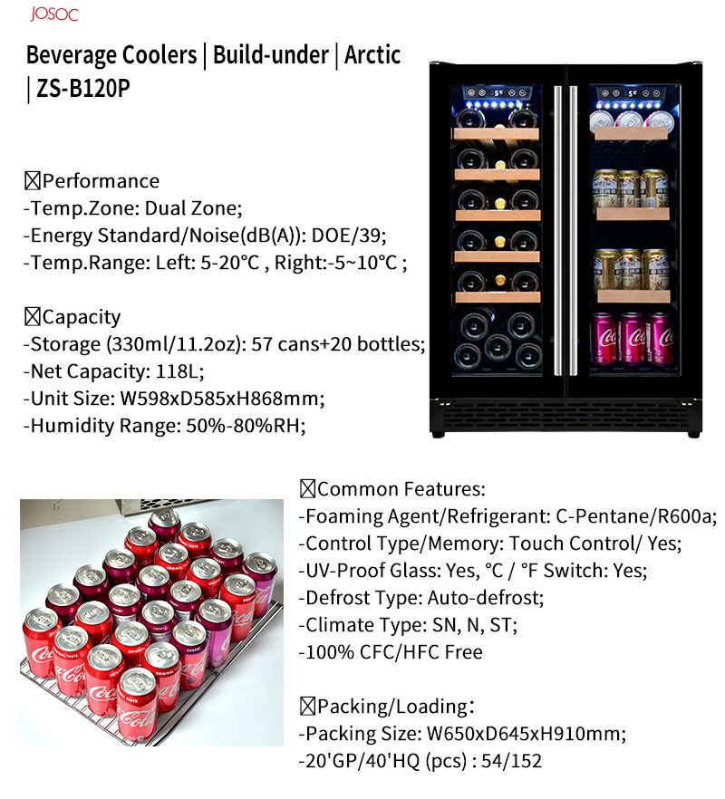 Frigorifero Combinato Sottoban - Wine And Beer Undercounter Fridge recensione e prezzo