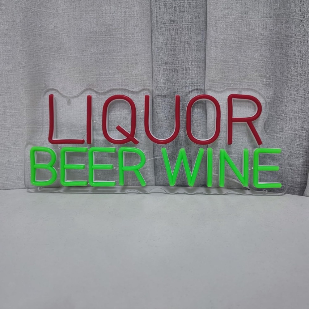Insegna LED al Neon per Liquor - Wine Beer Whiskey Year recensione e prezzo