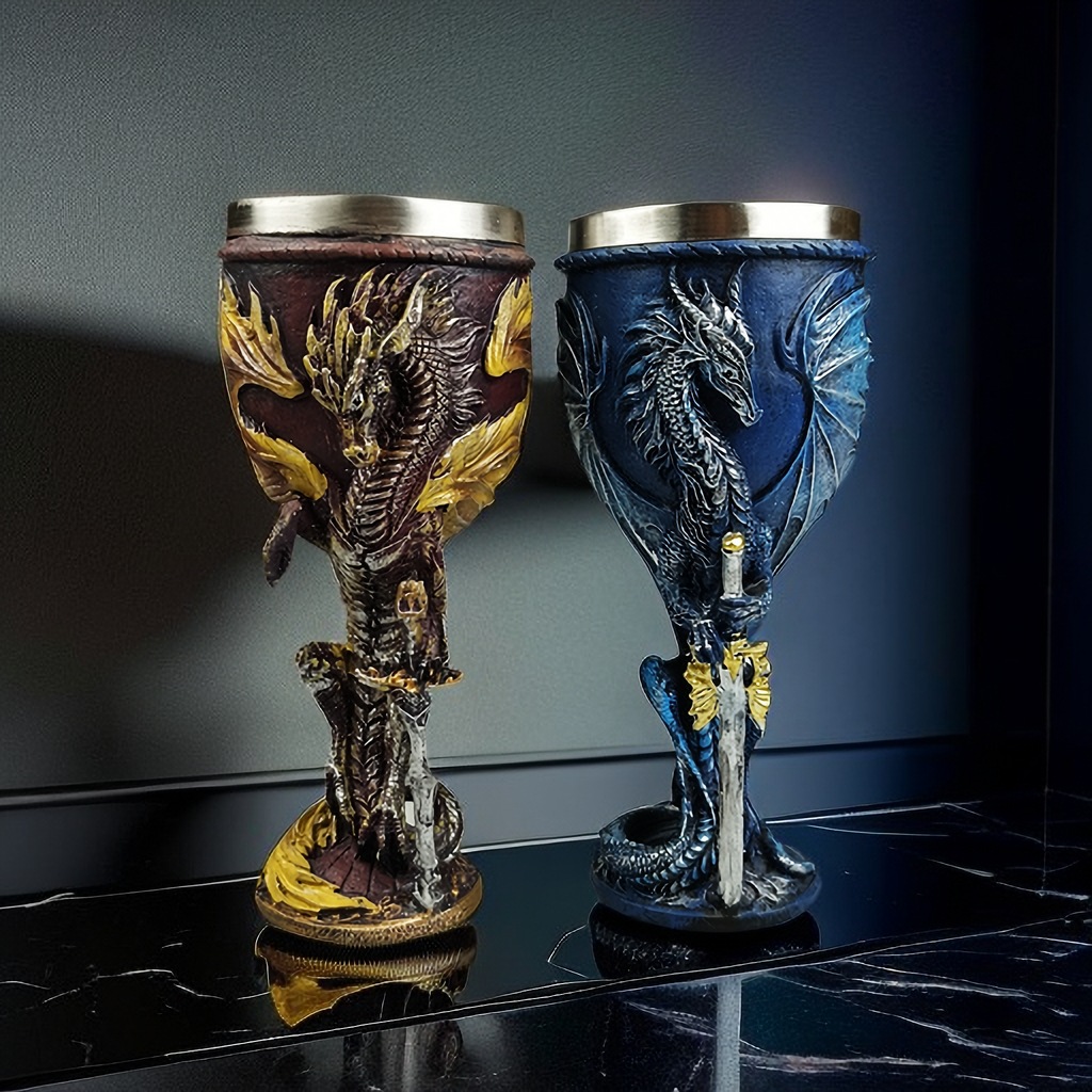 Tazza da birra retrò in acciai - Wine Beer Drink recensione e prezzo