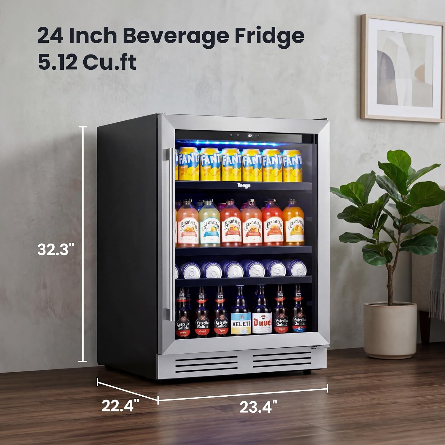 Frigorifero per Bevande da 24  - Wine And Beer Undercounter Fridge recensione e prezzo
