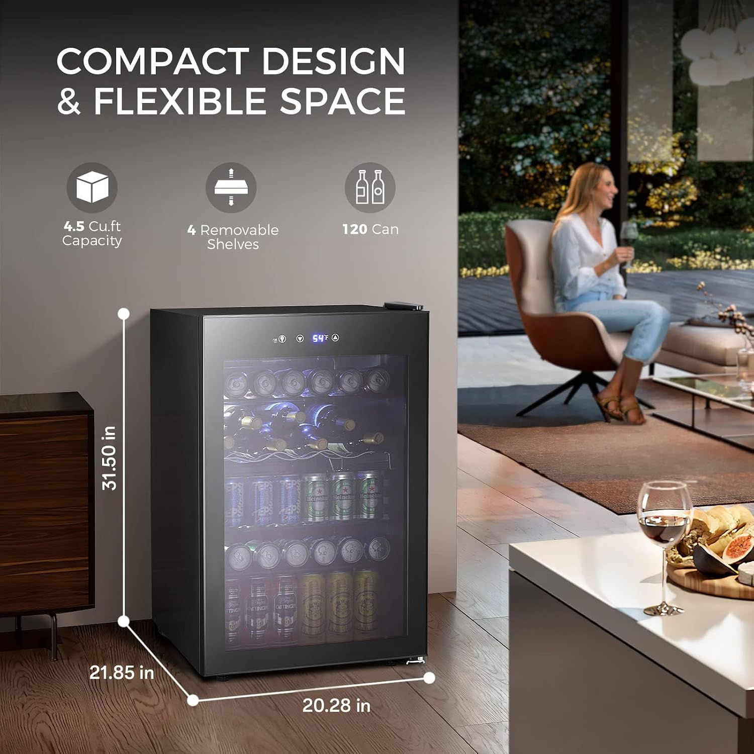 Frigorifero per Bevande da 4,5 - Wine Beer Mini Fridge recensione e prezzo