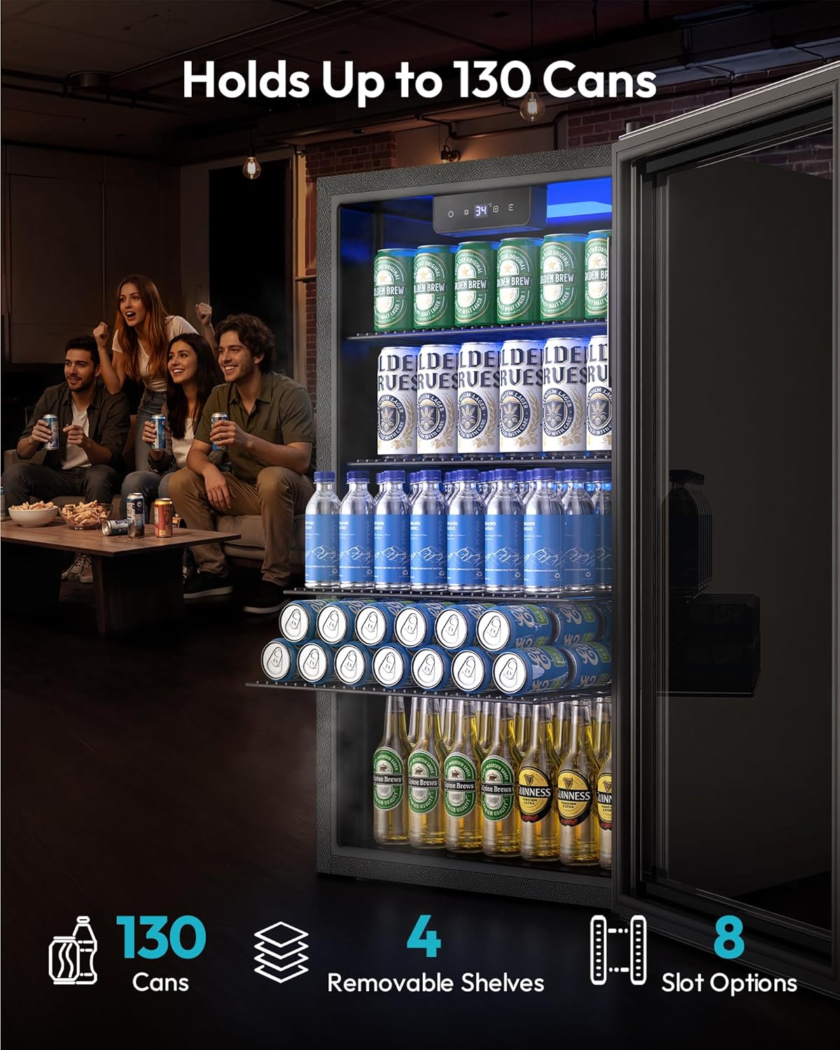 Mini Frigorifero per 130 Latti - Wine Beer Mini Fridge recensione e prezzo