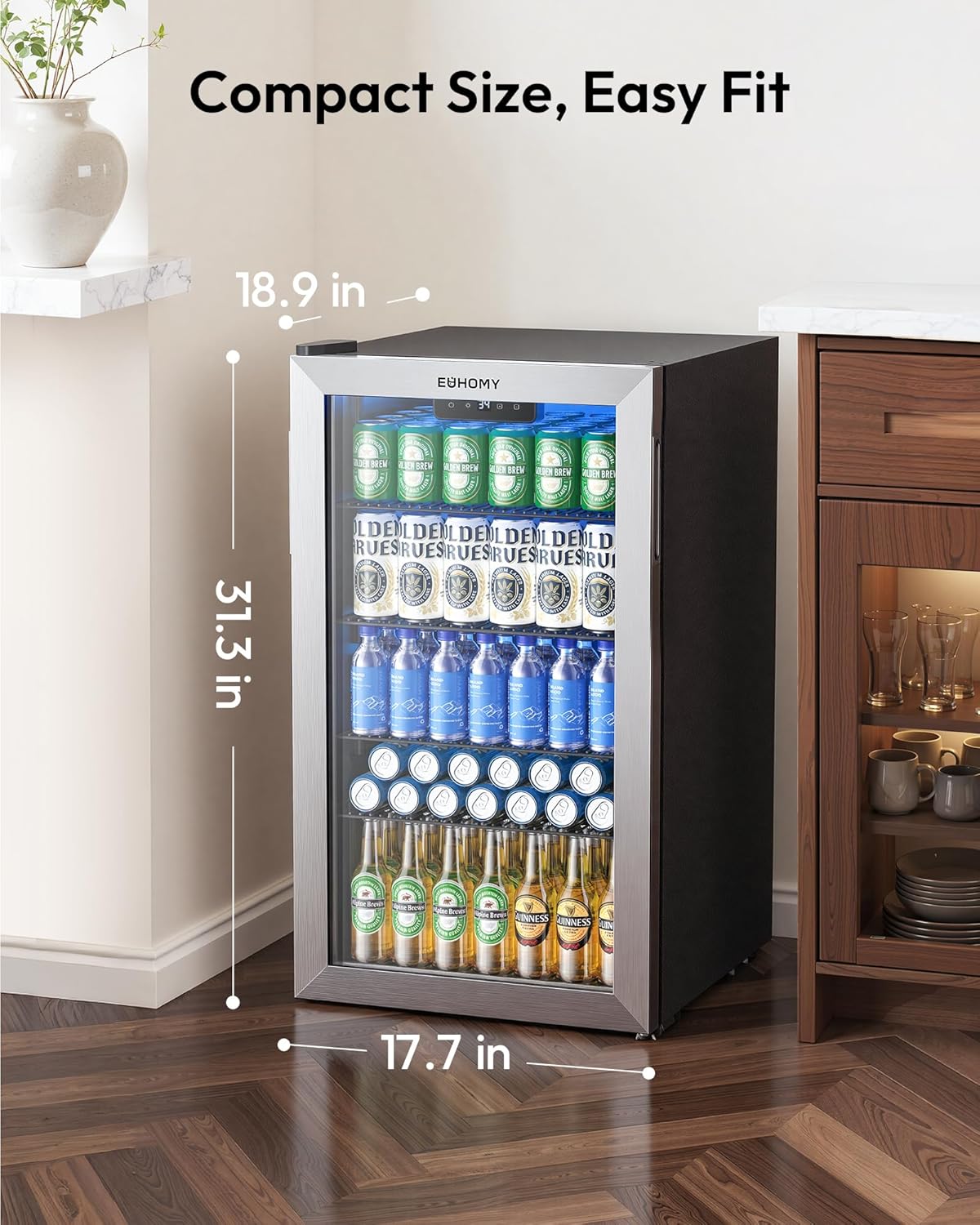 Mini Frigorifero per 130 Latti - Wine Beer Mini Fridge recensione e prezzo