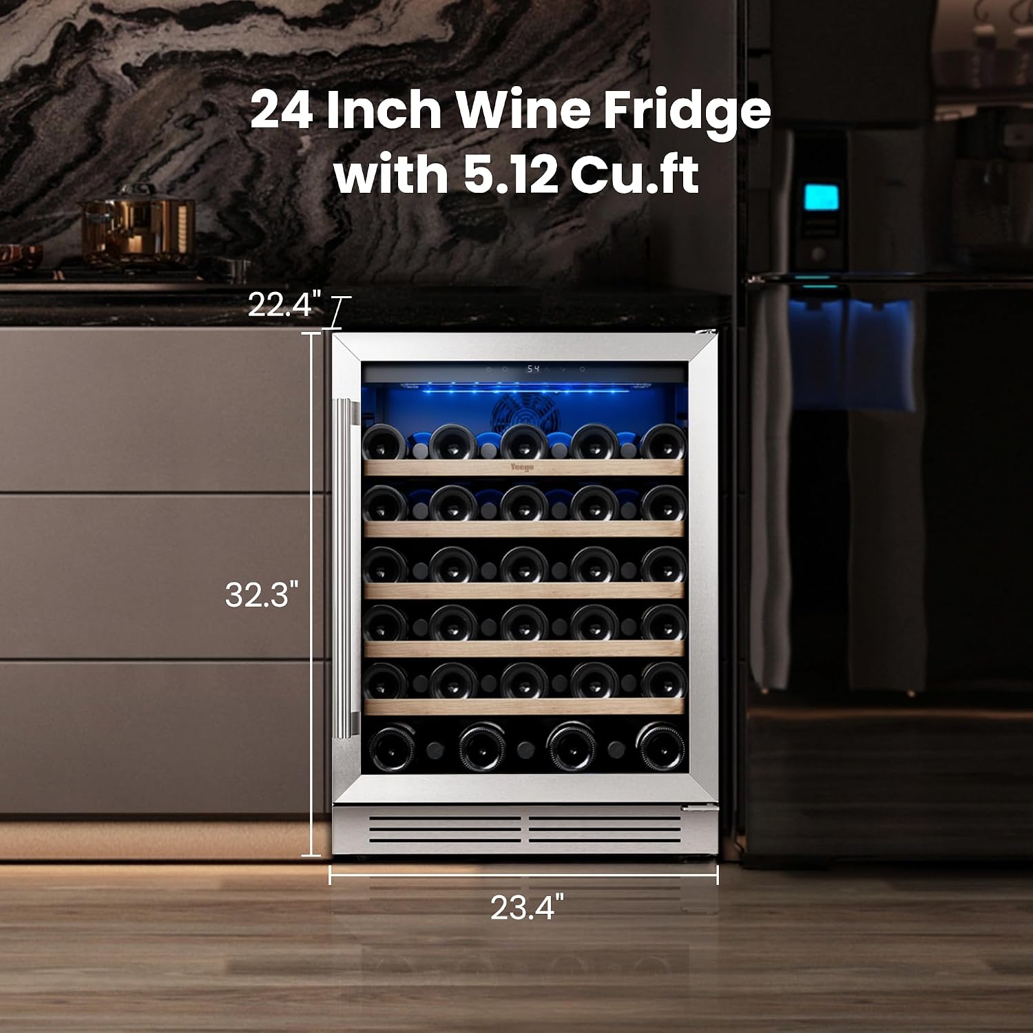 Frigorifero per Vini Yeego - F - Wine And Beer Undercounter Fridge recensione e prezzo