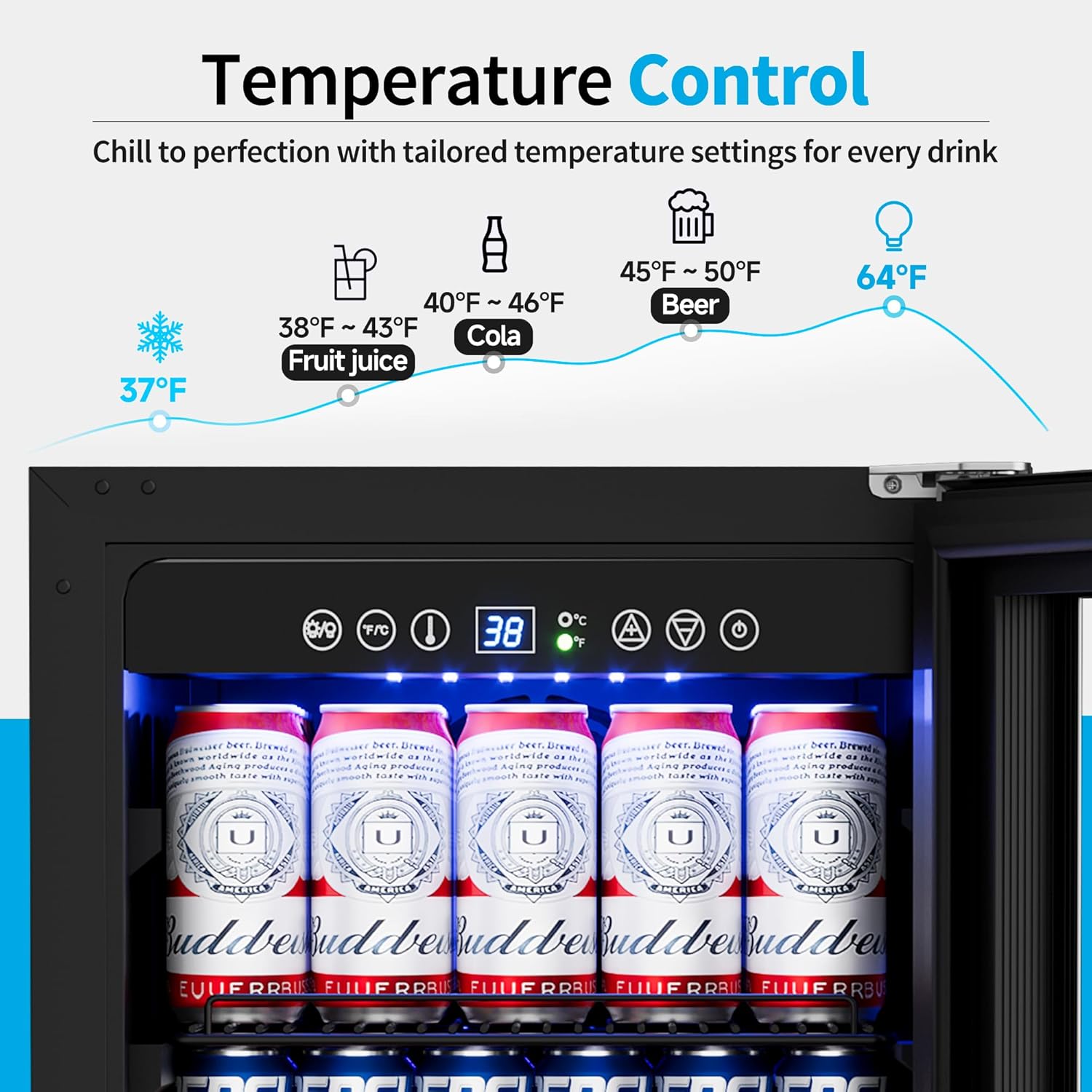 Frigorifero per Bevande da Inc - Wine And Beer Undercounter Fridge recensione e prezzo