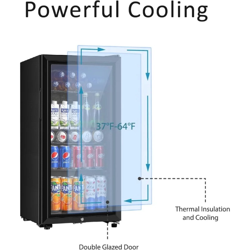 Frigorifero per bevande, mini  - Wine Beer Mini Fridge recensione e prezzo