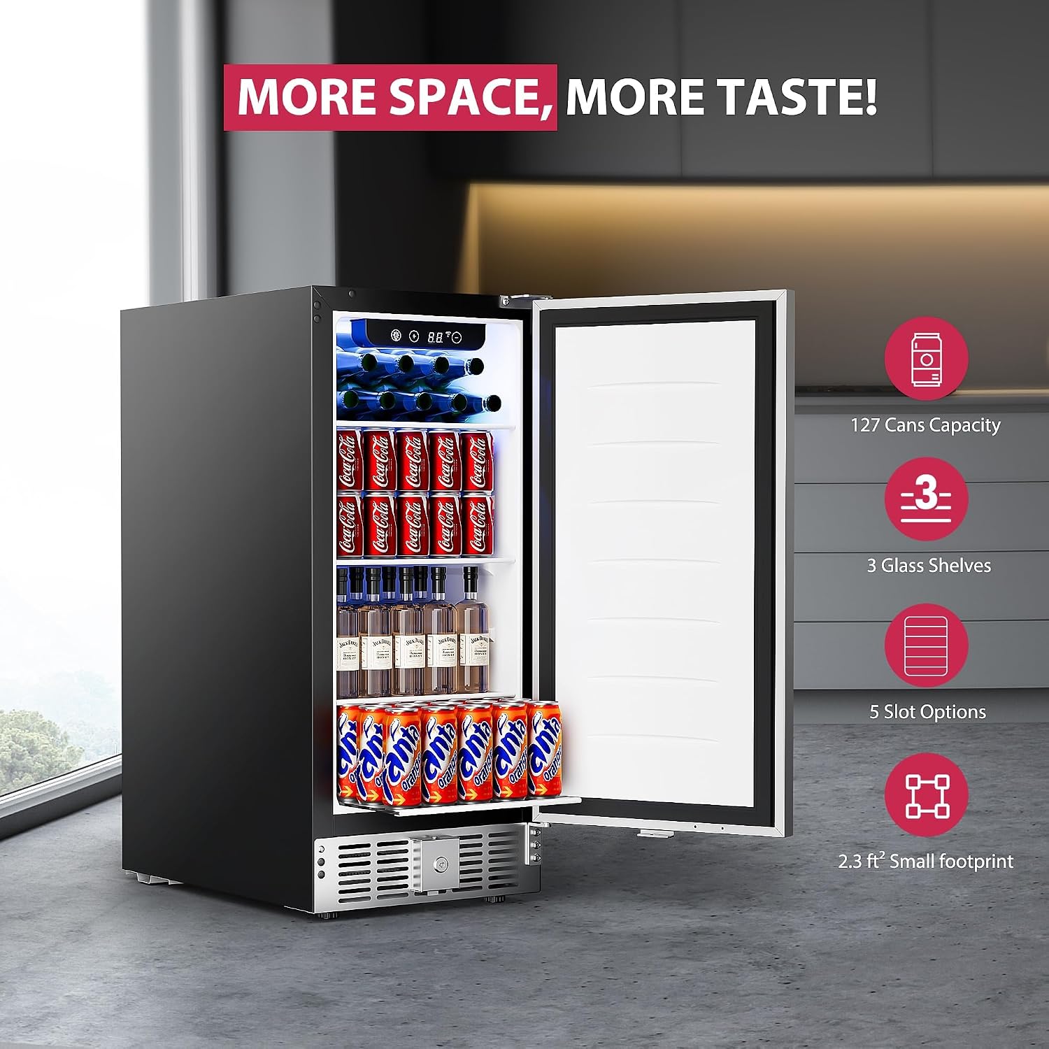 Frigorifero per Bevande da 15  - Wine And Beer Undercounter Fridge recensione e prezzo